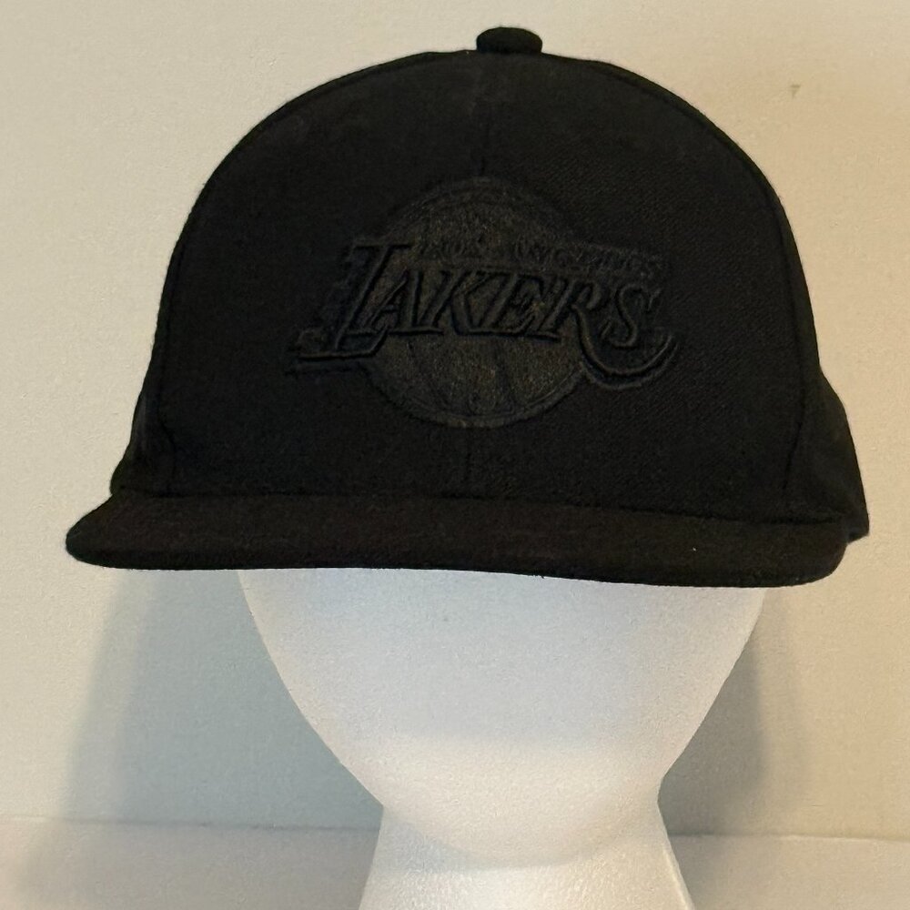 Los Angeles Lakers NBA LAKERS Total Black Cap/Hat